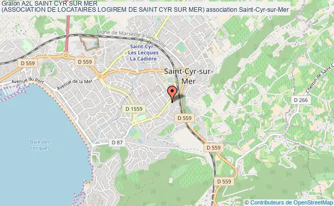 plan association A2l Saint Cyr Sur Mer
(association De Locataires Logirem De Saint Cyr Sur Mer) Saint-Cyr-sur-Mer