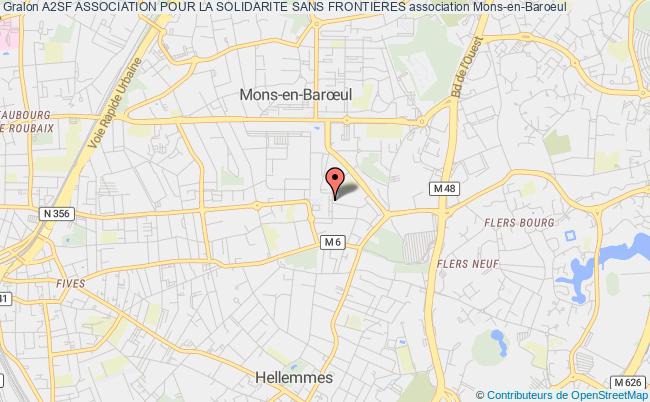 plan association A2sf Association Pour La Solidarite Sans Frontieres Mons-en-Baroeul