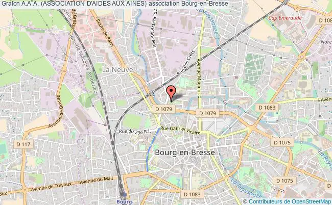 plan association A.a.a. (association D'aides Aux Aines) Bourg-en-Bresse