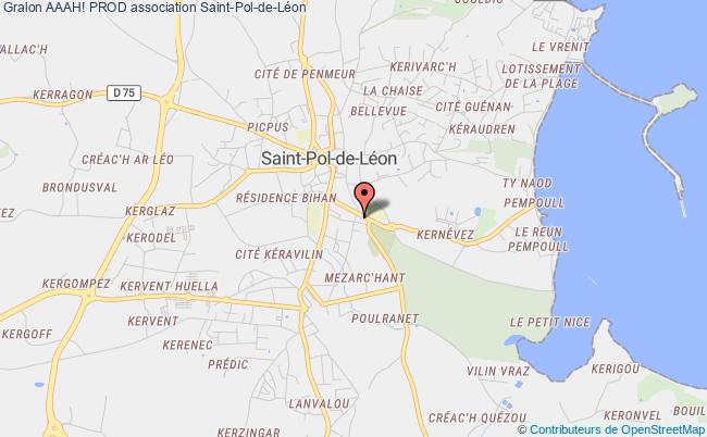 plan association Aaah! Prod Saint-Pol-de-Léon