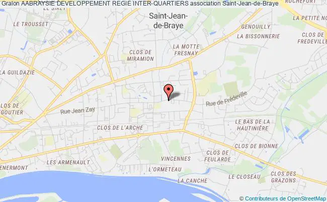 plan association Aabraysie Developpement Regie Inter-quartiers Saint-Jean-de-Braye