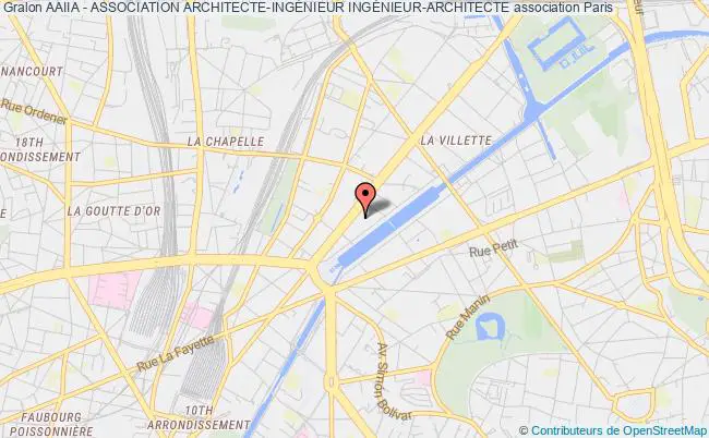 plan association Aaiia - Association Architecte-ingÉnieur IngÉnieur-architecte Paris 19e