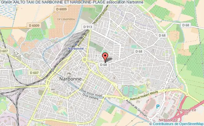 plan association Aalto Taxi De Narbonne Et Narbonne-plage Narbonne