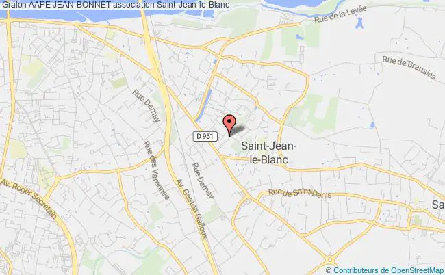 plan association Aape Jean Bonnet Saint-Jean-le-Blanc