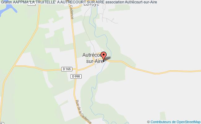 plan association Aappma 'la Truitelle' A Autrecourt Sur Aire Autrécourt-sur-Aire