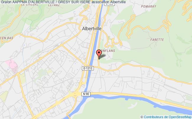 plan association Aappma D'albertville / Gresy Sur Isere Albertville