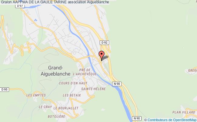 plan association Aappma De La Gaule Tarine Aigueblanche