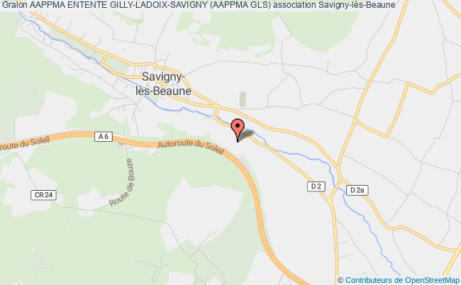 plan association Aappma Entente Gilly-ladoix-savigny (aappma Gls) Savigny-lès-Beaune
