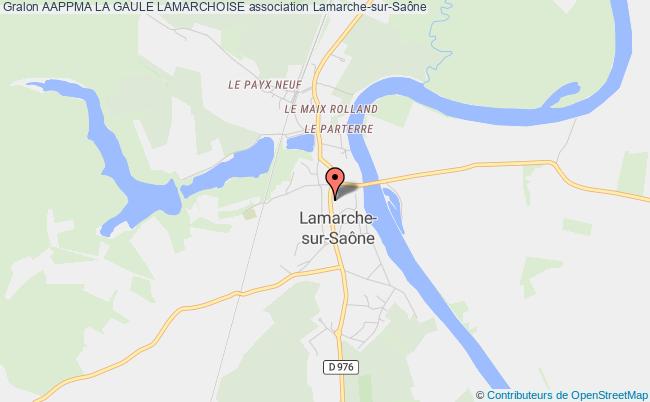 plan association Aappma La Gaule Lamarchoise Lamarche-sur-Saône