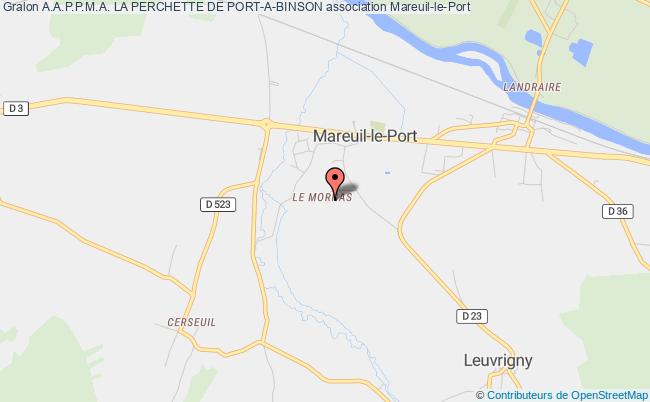 plan association A.a.p.p.m.a. La Perchette De Port-a-binson Mareuil-le-Port