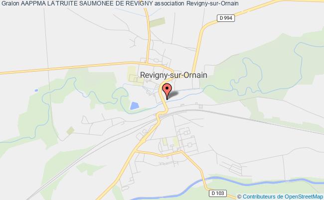plan association Aappma La Truite Saumonee De Revigny Revigny-sur-Ornain