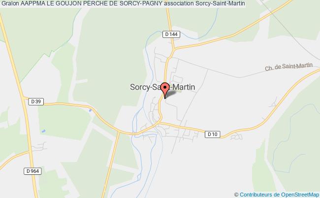 plan association Aappma Le Goujon Perche De Sorcy-pagny Sorcy-Saint-Martin