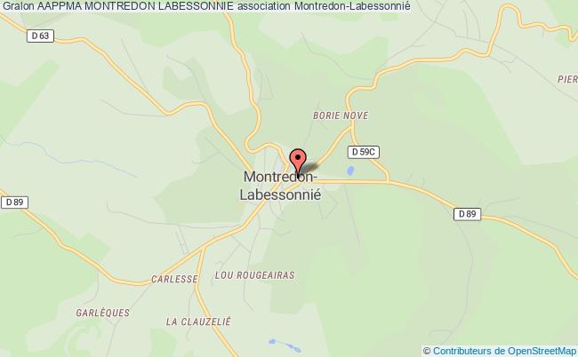 plan association Aappma Montredon Labessonnie Montredon-Labessonnié
