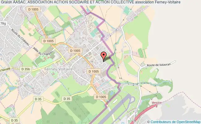plan association Aasac, Association Action Solidaire Et Action Collective Ferney-Voltaire
