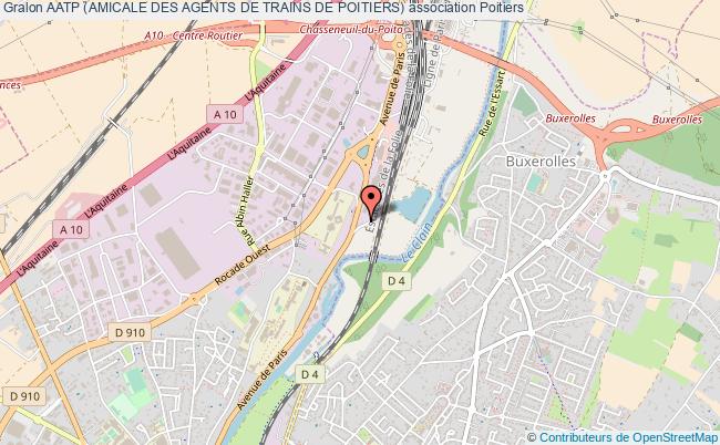 plan association Aatp (amicale Des Agents De Trains De Poitiers) Poitiers