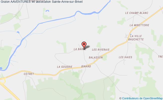 plan association Aaventures 44 Sainte-Anne-sur-Brivet