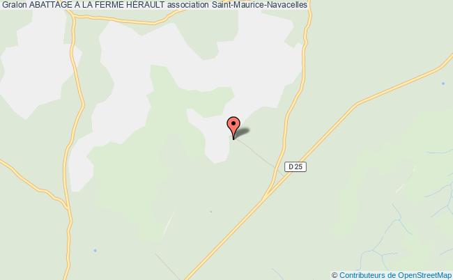 plan association Abattage A La Ferme HÉrault Saint-Maurice-Navacelles