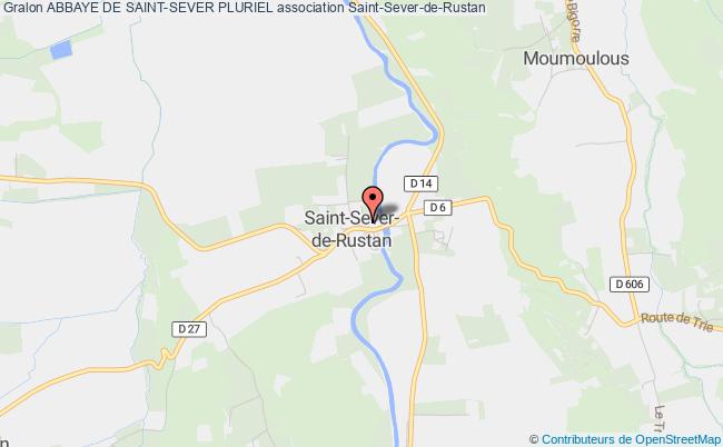 plan association Abbaye De Saint-sever Pluriel Saint-Sever-de-Rustan