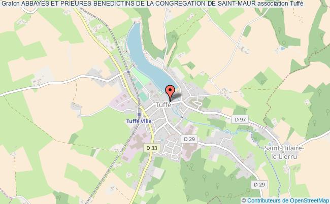 plan association Abbayes Et Prieures Benedictins De La Congregation De Saint-maur Tuffé