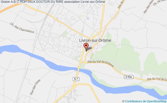 plan association A.b.c HÔpitaux Doctor Du Rire Livron-sur-Drôme