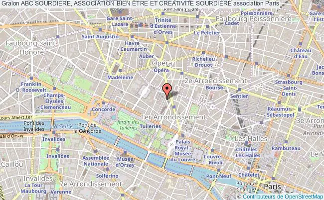 plan association Abc Sourdiere, Association Bien Être Et CrÉativitÉ SourdiÈre Paris