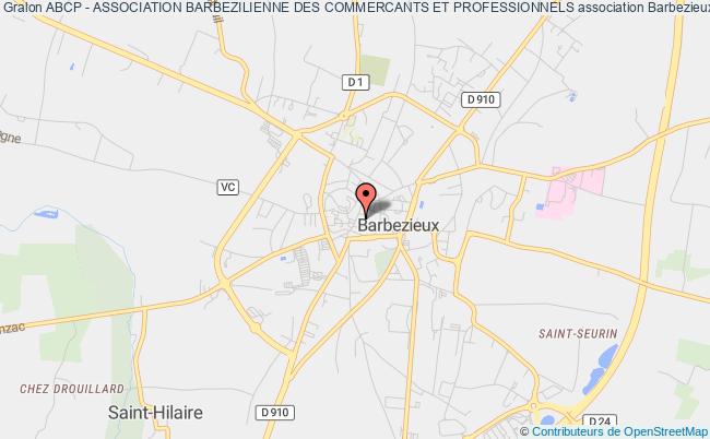 plan association Abcp - Association Barbezilienne Des Commercants Et Professionnels Barbezieux-Saint-Hilaire