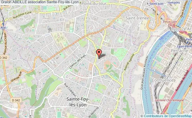 plan association Abeille Sainte-Foy-lès-Lyon