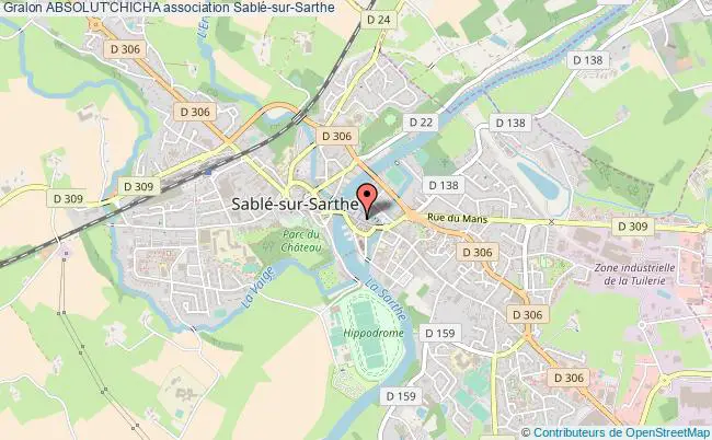 plan association Absolut'chicha Sablé-sur-Sarthe