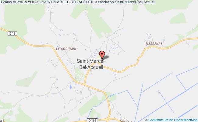plan association Abyasa Yoga - Saint-marcel-bel-accueil Saint-Marcel-Bel-Accueil