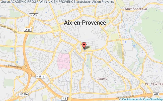 plan association Academic Program In Aix En Provence Aix-en-Provence