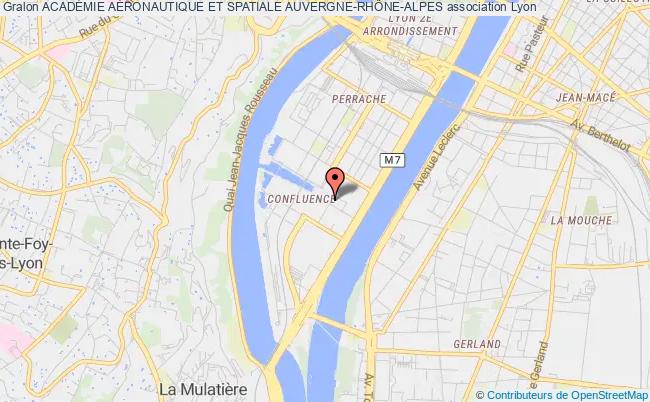 plan association AcadÉmie AÉronautique Et Spatiale Auvergne-rhÔne-alpes Lyon