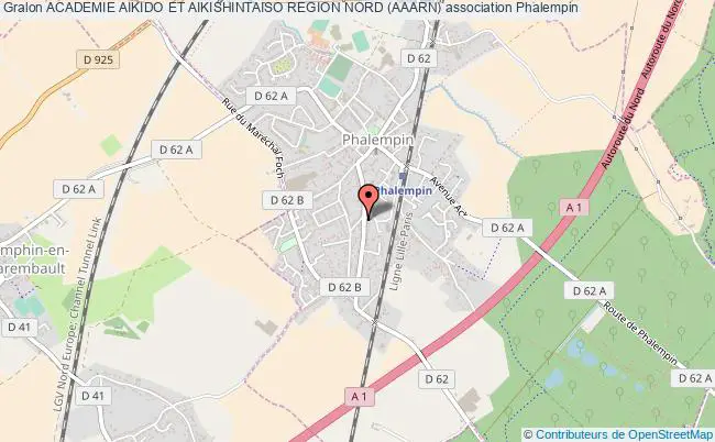 plan association Academie Aikido Et Aikishintaiso Region Nord (aaarn) Phalempin