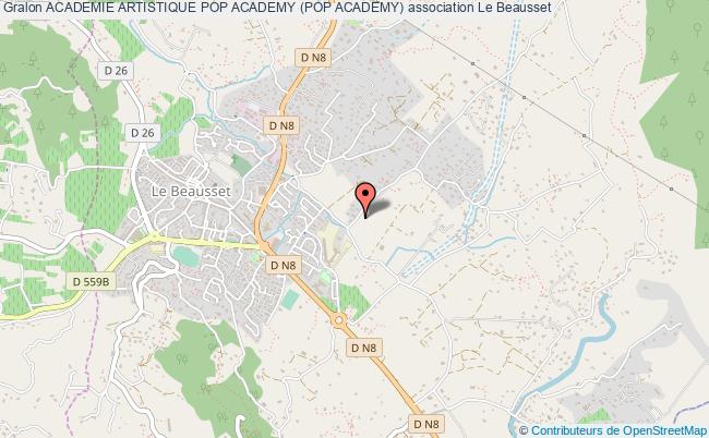 plan association Academie Artistique Pop Academy (pop Academy) Le    Beausset