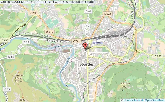 plan association Academie Culturelle De Lourdes Lourdes