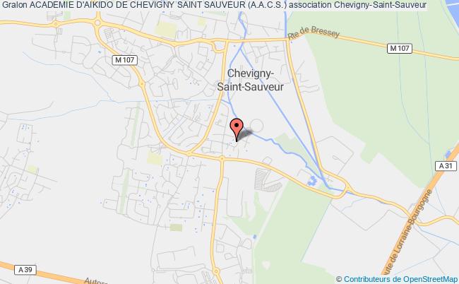 plan association Academie D'aikido De Chevigny Saint Sauveur (a.a.c.s.) Chevigny-Saint-Sauveur