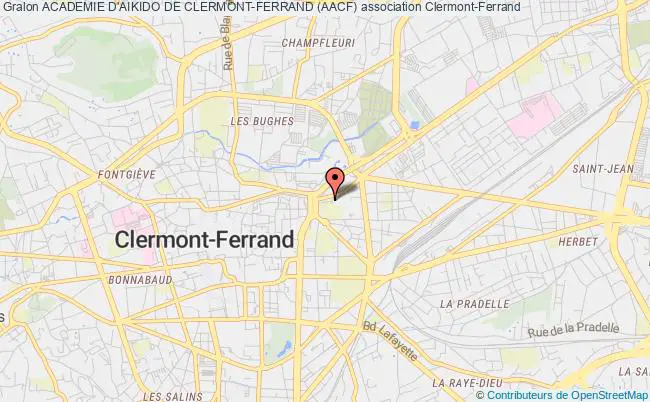 plan association Academie D'aikido De Clermont-ferrand (aacf) Clermont-Ferrand