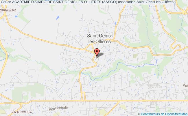 plan association AcadÉmie D'aikido De Saint Genis Les OlliÈres (aasgo) Saint-Genis-les-Ollières