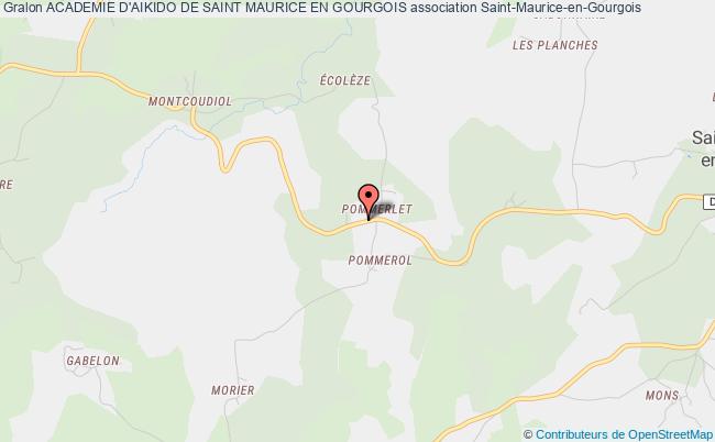 plan association Academie D'aikido De Saint Maurice En Gourgois Saint-Maurice-en-Gourgois