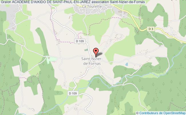plan association Academie D'aikido De Saint-paul-en-jarez Saint-Nizier-de-Fornas