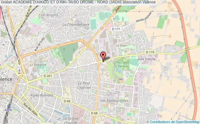 plan association Academie D'aikido Et D'aiki-taiso Drome - Nord (3adn) Valence
