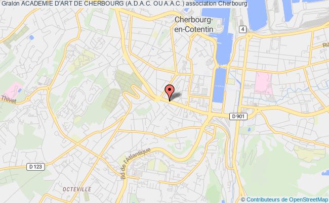plan association Academie D'art De Cherbourg (a.d.a.c. Ou A.a.c.) Cherbourg-en-Cotentin