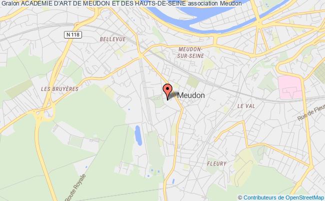 plan association Academie D'art De Meudon Et Des Hauts-de-seine Meudon
