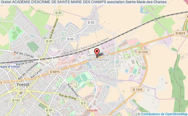 plan association AcadÉmie D'escrime De Sainte Marie Des Champs Sainte-Marie-des-Champs