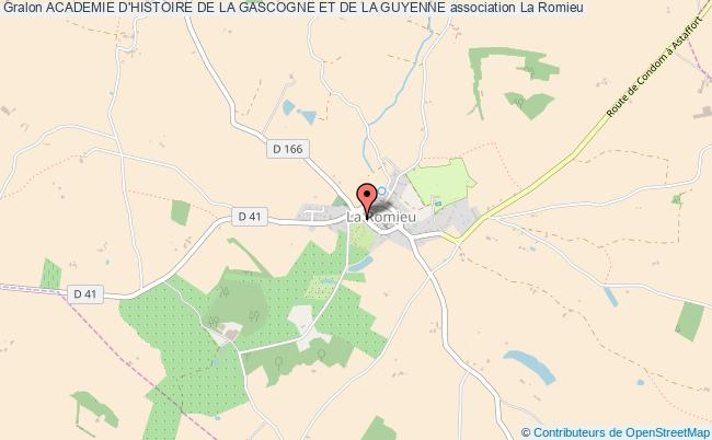 plan association Academie D'histoire De La Gascogne Et De La Guyenne La Romieu