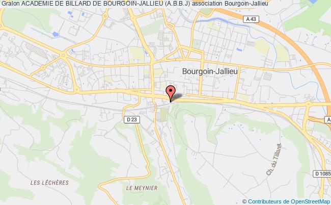 plan association Academie De Billard De Bourgoin-jallieu (a.b.b.j) Bourgoin-Jallieu