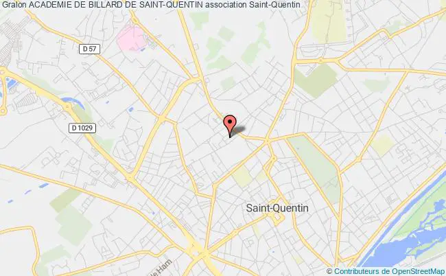 plan association Academie De Billard De Saint-quentin Saint-Quentin