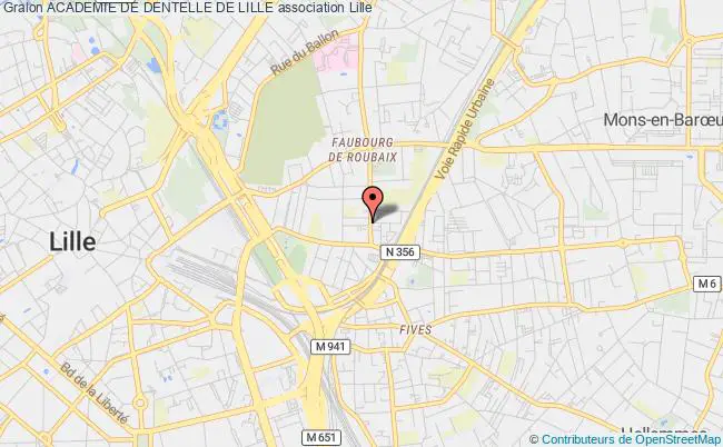 plan association Academie De Dentelle De Lille Lille
