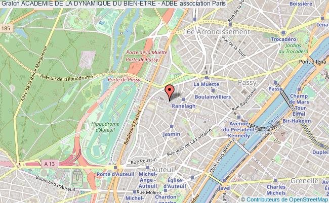 plan association Academie De La Dynamique Du Bien-etre - Adbe Paris