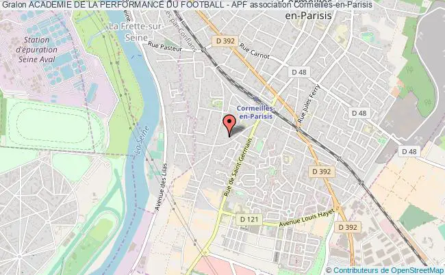 plan association Academie De La Performance Du Football - Apf Cormeilles-en-Parisis