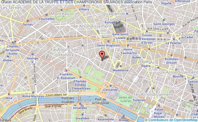 plan association Academie De La Truffe Et Des Champignons Sauvages Paris
